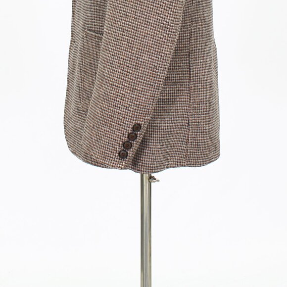 Unique 40S Brown HT 2-Button Sport Coat Blazer Jacket P481 - Picture 6 of 11